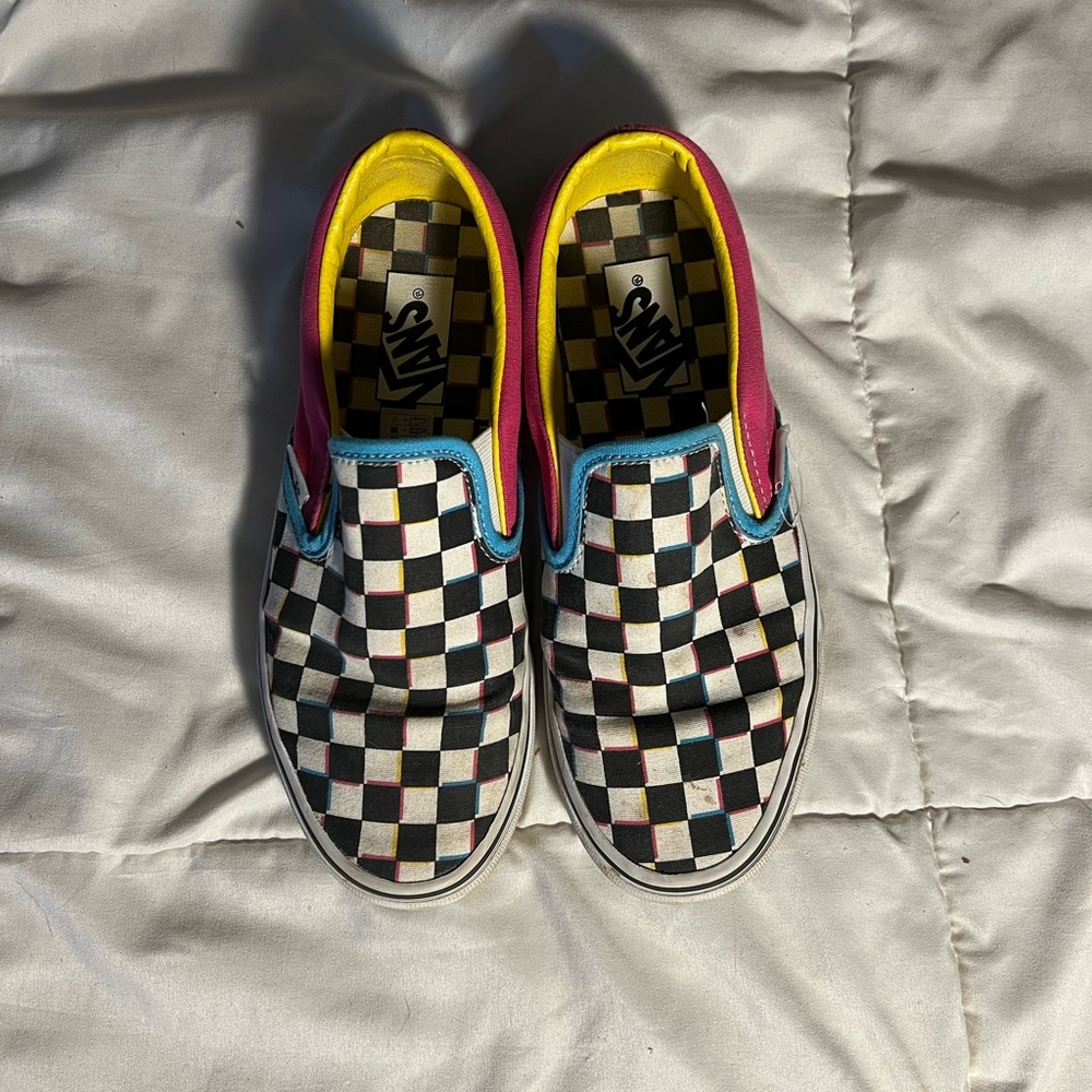 Colorful Slip On Vans